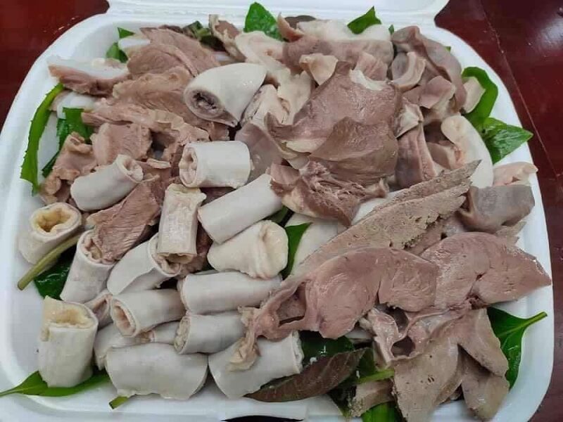 Chọn chế biến thịt và lòng heo