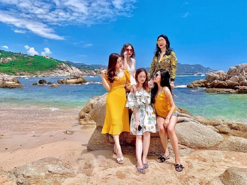 Đảo Bình Ba là địa điểm check in được nhiều du khách yêu thích