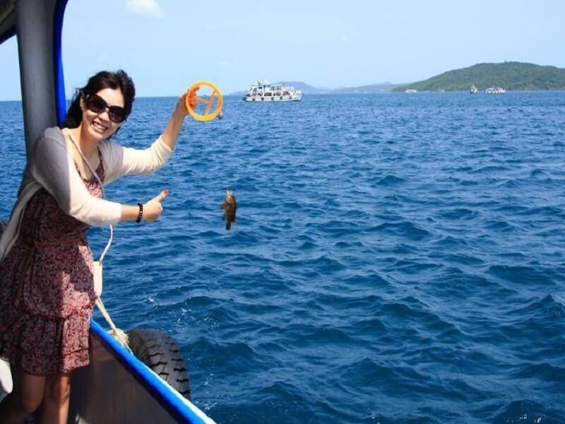 Trải nghiệm câu cá ở trên đảo