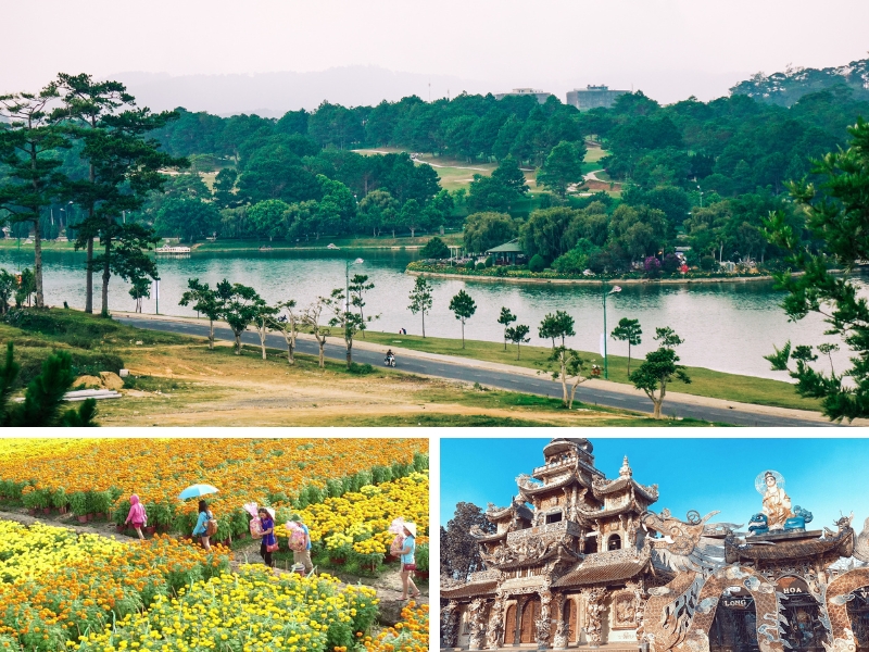 Một số điểm du lịch gần đồi Đa Phú Đà Lạt