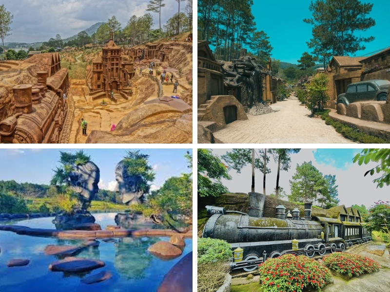 Đường hầm điêu khắc với công trình nghệ thuật độc đáo