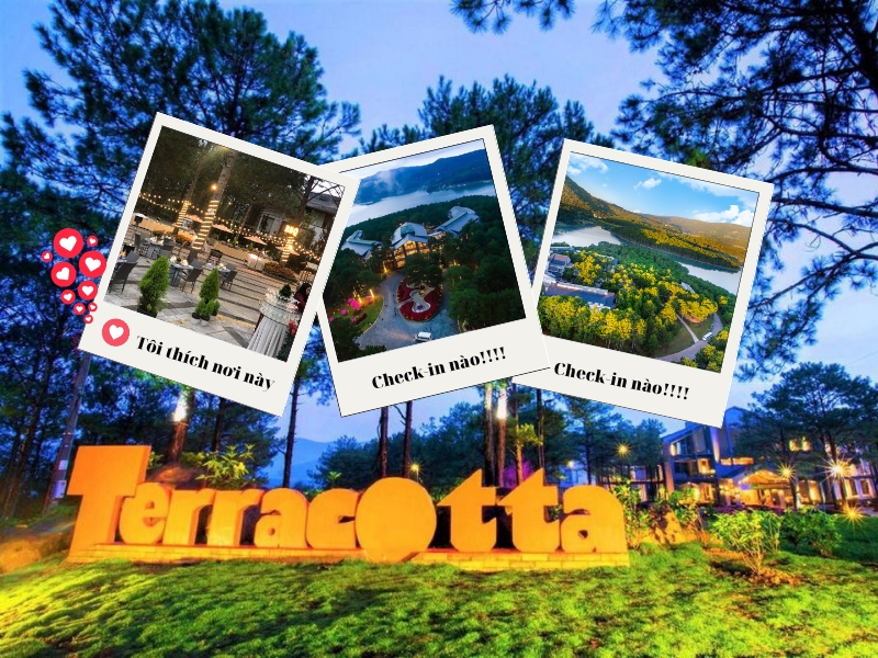 Check-in Terracotta Hotel & Resort gần hồ Tuyền Lâm