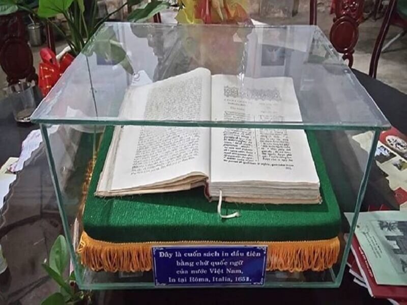 Nơi lưu giữ cuốn sách quốc ngữ đầu tiên của nước ta