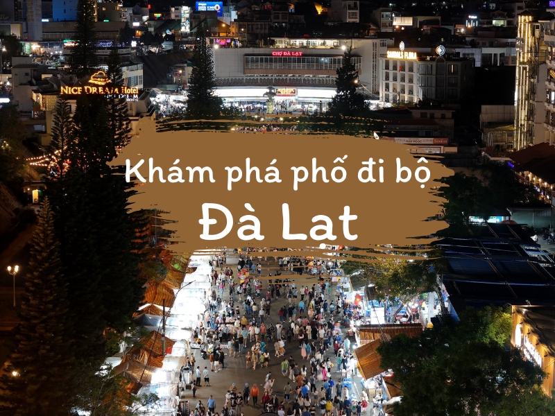 Giới thiệu sơ lược về phố đi bộ Đà Lạt