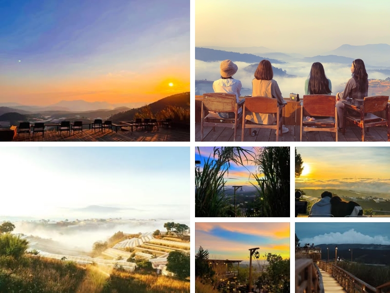 Tiệm cafe Hoàng Hôn Chiều Xóm Lèo Đà Lạt